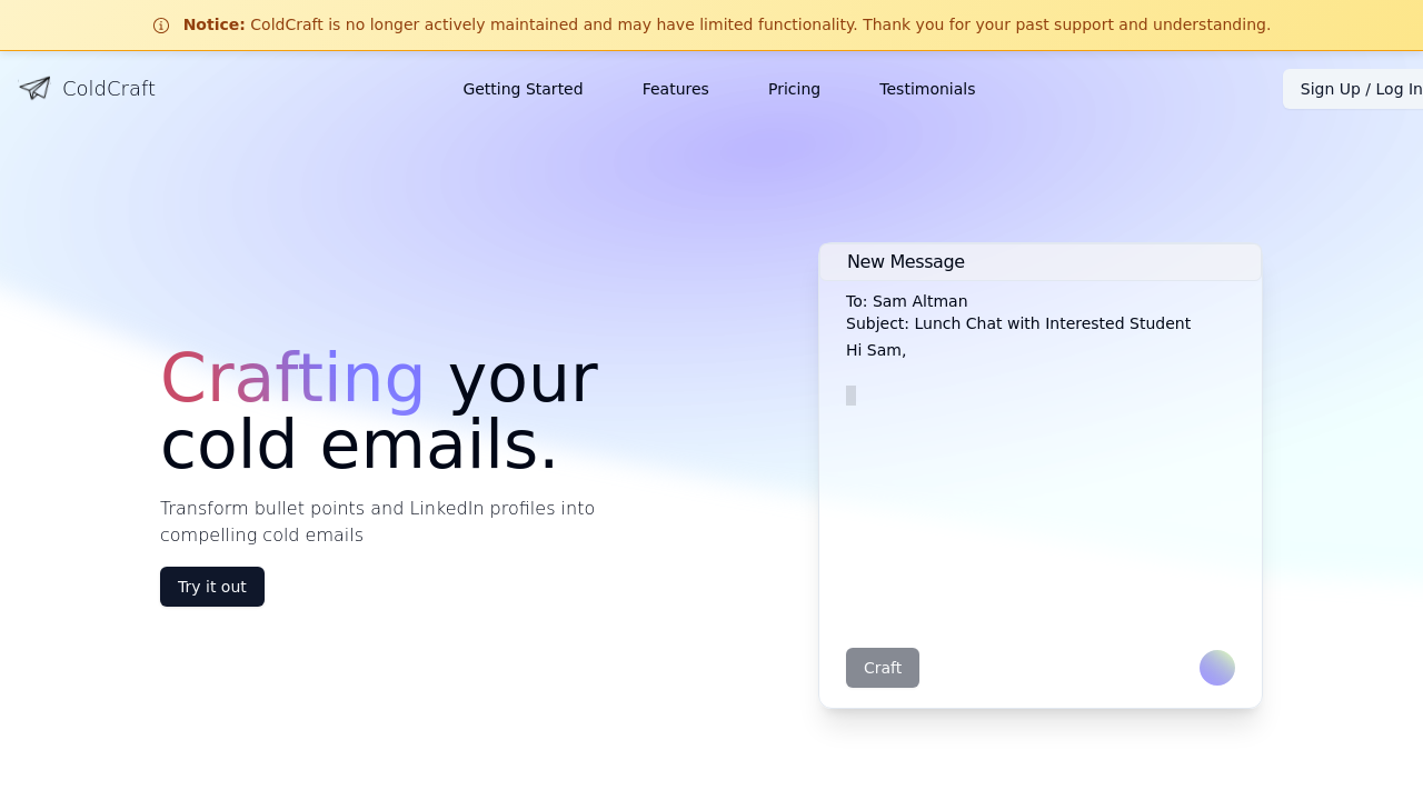 ColdCraft screenshot