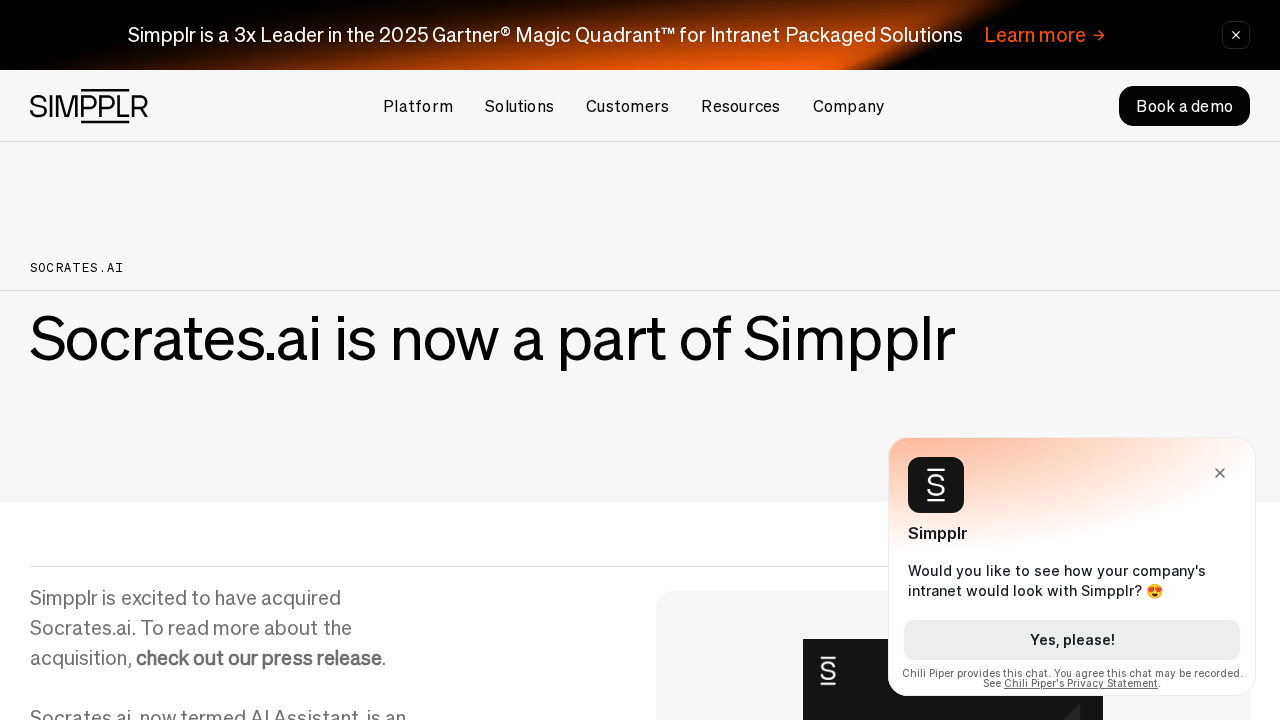 Socrates.ai screenshot