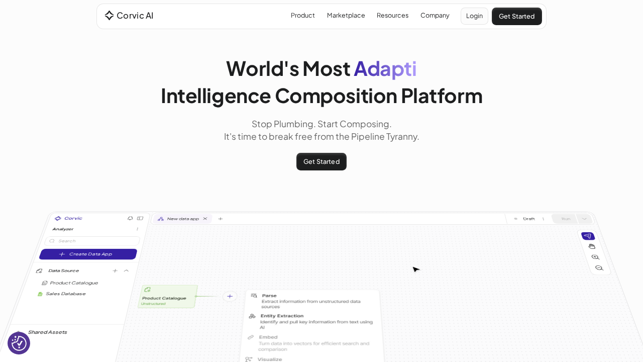Corvic.ai screenshot