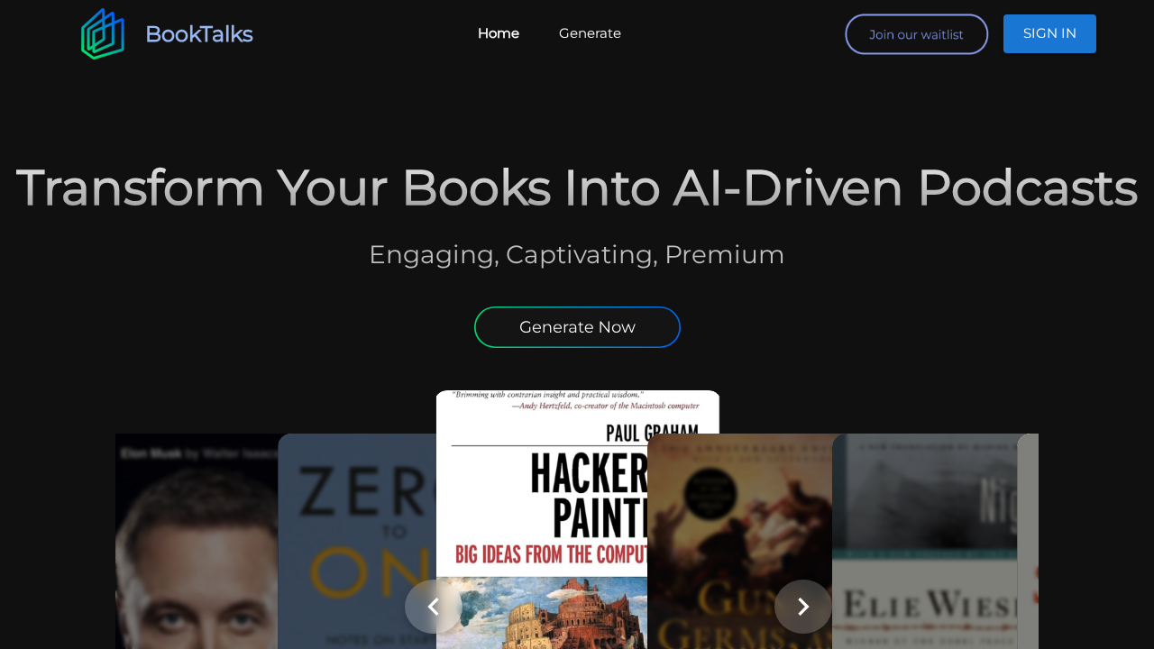 BookTalks.ai screenshot