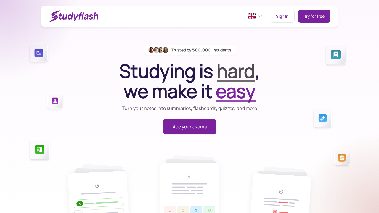 StudyFlash.ai screenshot