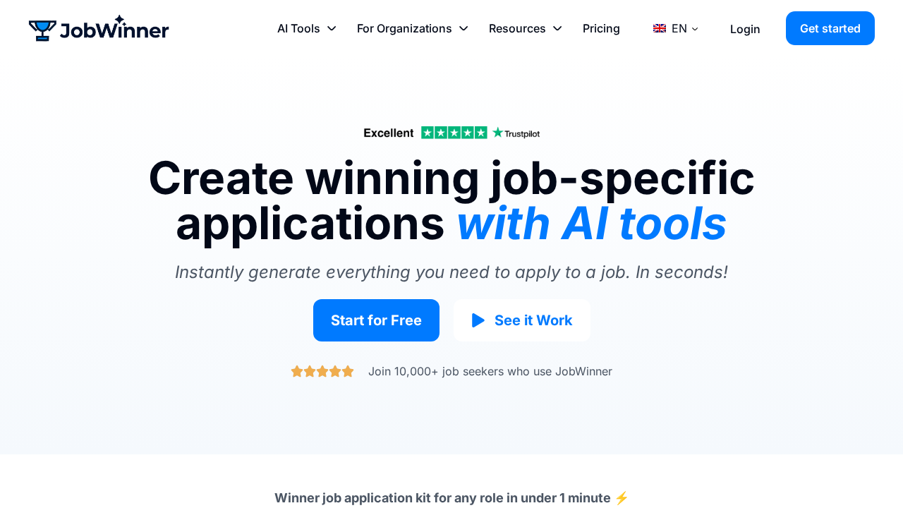 JobWinner.ai screenshot