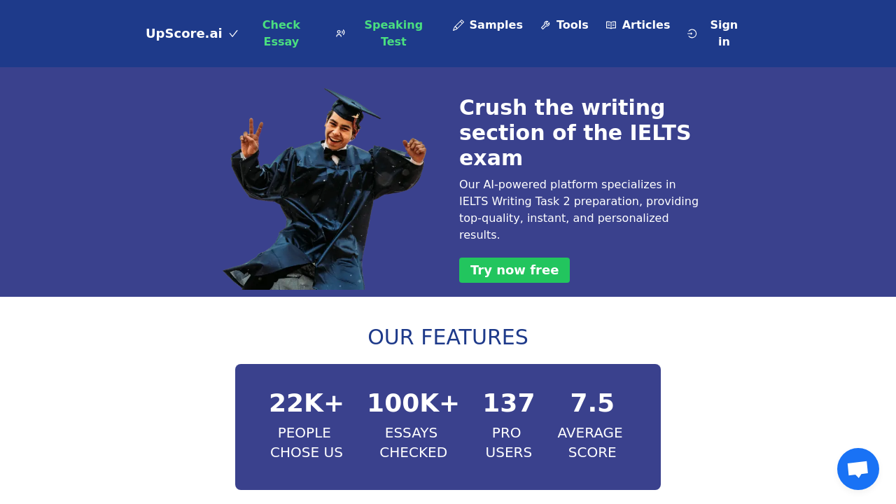 UpScore.ai screenshot
