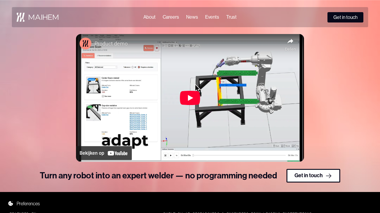 Maihem.ai screenshot