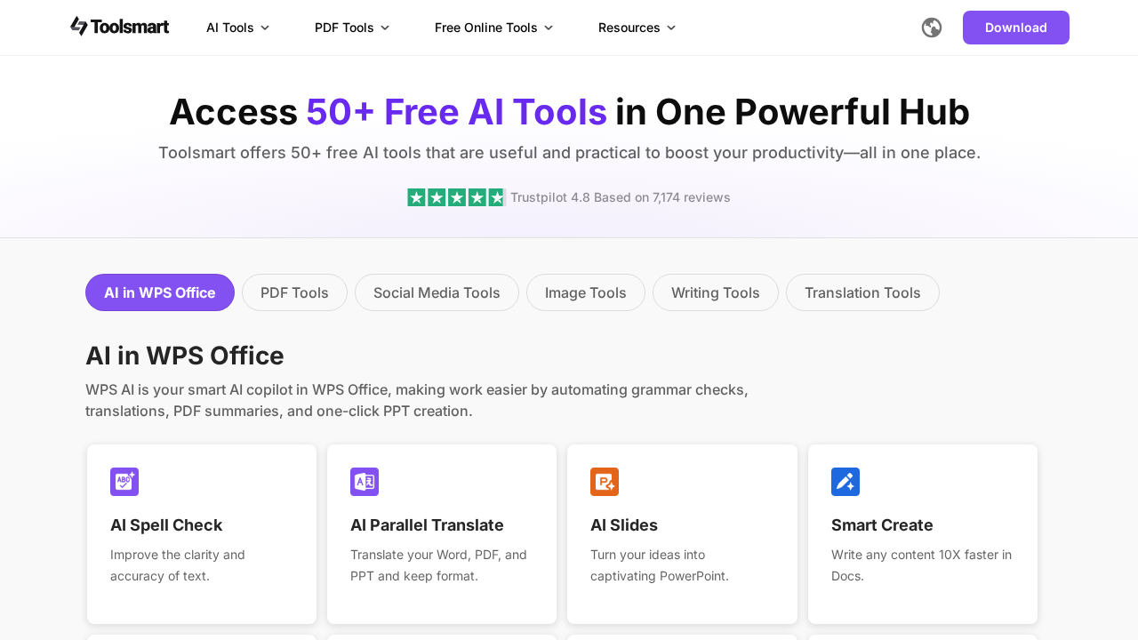 toolsmart.ai screenshot