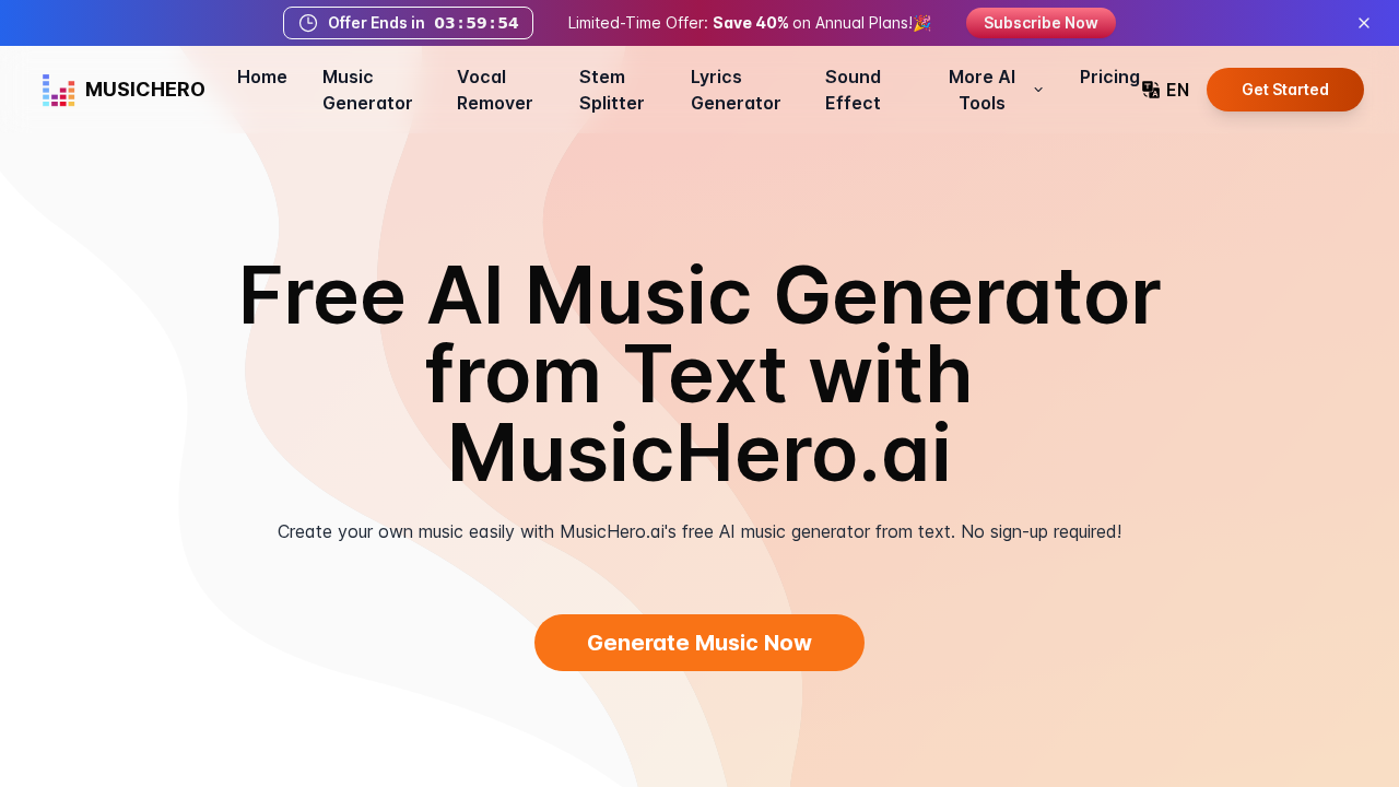 MusicHero.ai screenshot