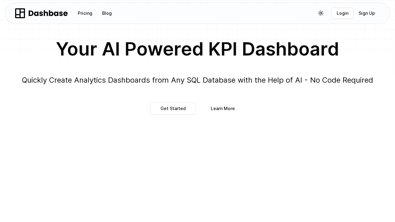 Dashbase.ai screenshot