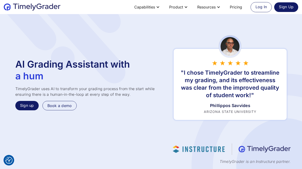 TimelyGrader.ai screenshot