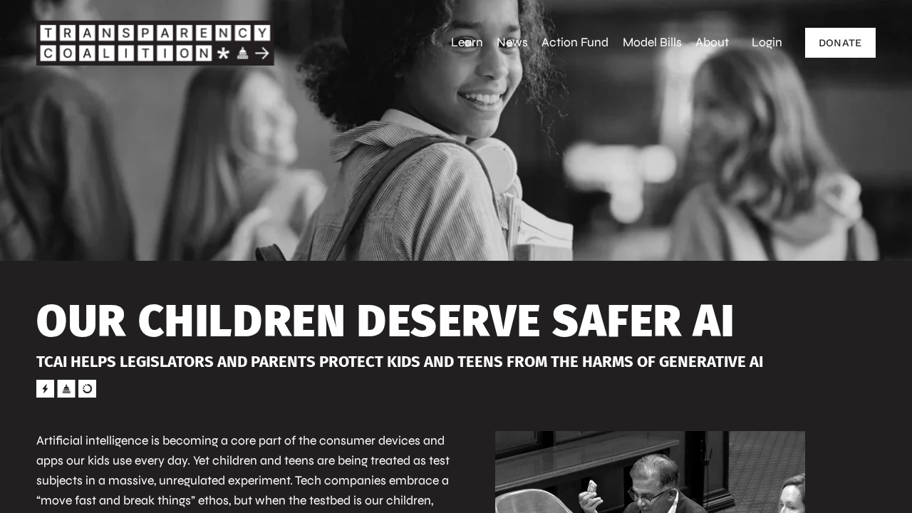 TransparencyCoalition.ai screenshot