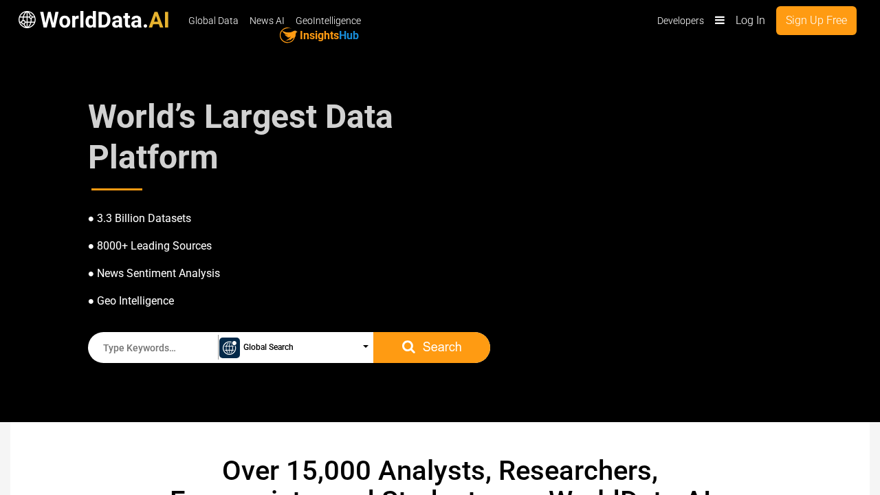 WorldData.AI screenshot
