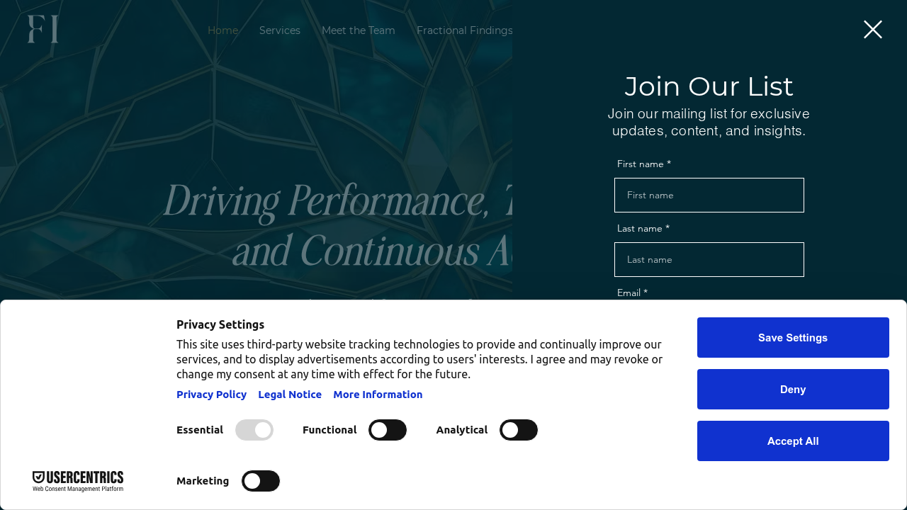 Fractional Insights screenshot