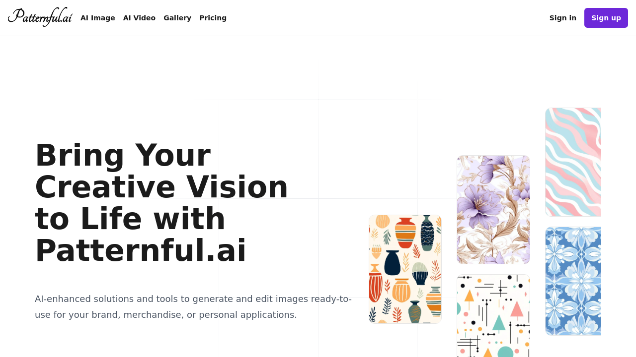 Patternful.ai screenshot