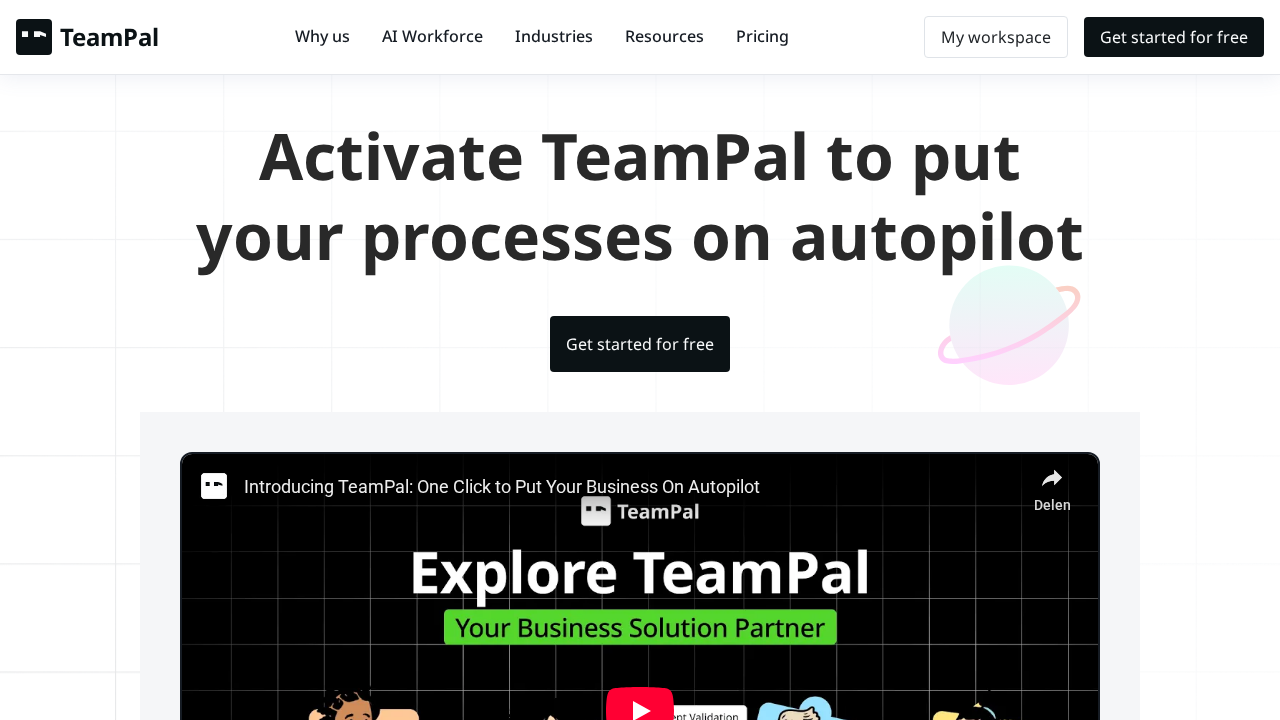 Teampal.ai screenshot