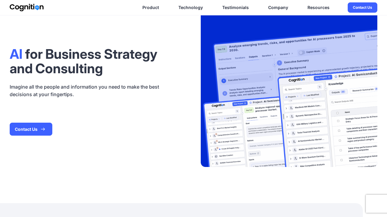 Cognition screenshot