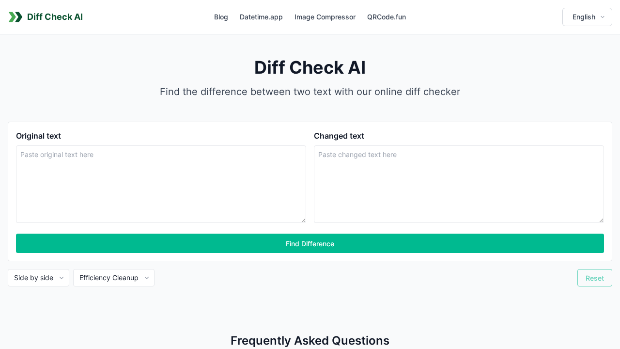 Diff Check AI screenshot
