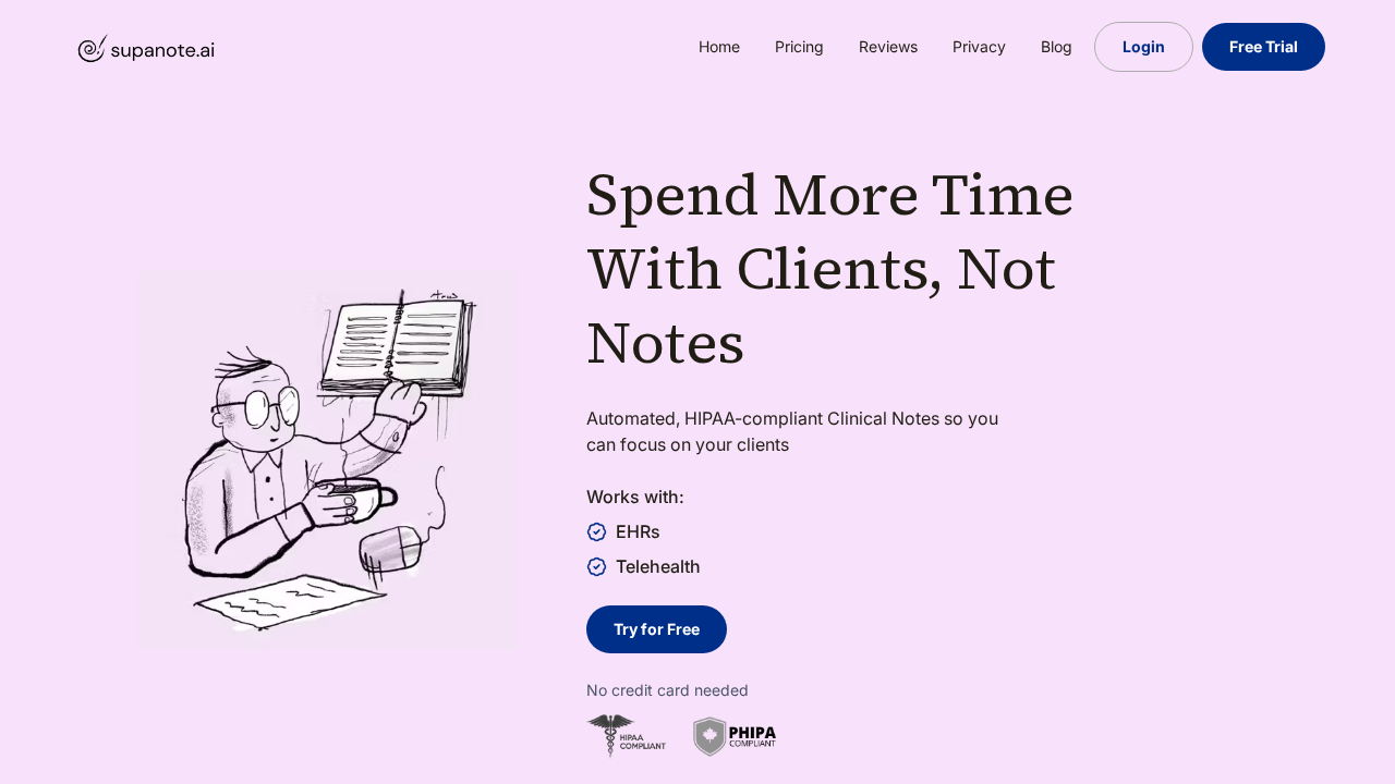 Supanote.ai screenshot