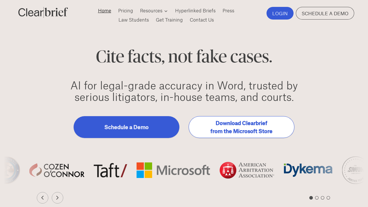 Clearbrief.ai screenshot