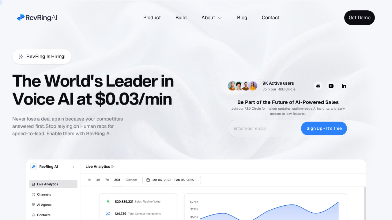 RevRing AI screenshot