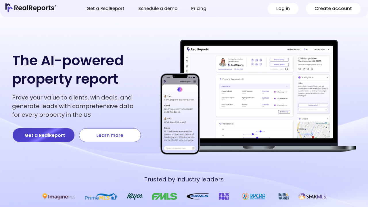 RealReports™ screenshot