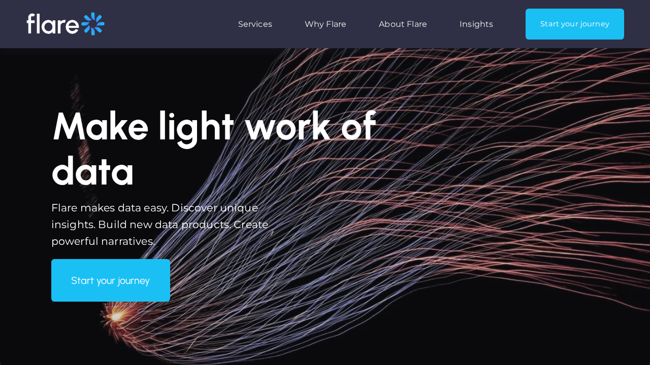 flaredata.ai screenshot