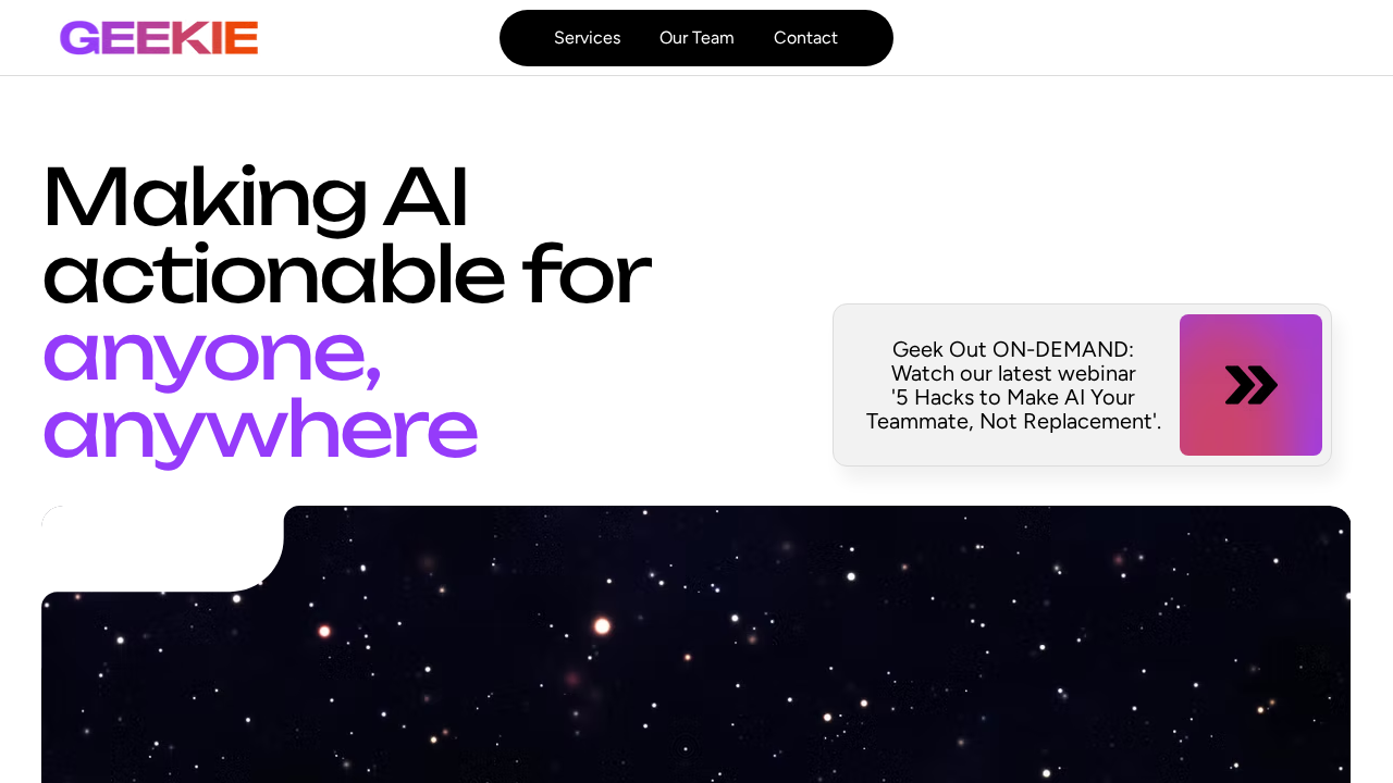 Geekie.ai screenshot