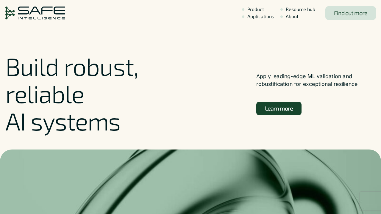 Safeintelligence.ai screenshot