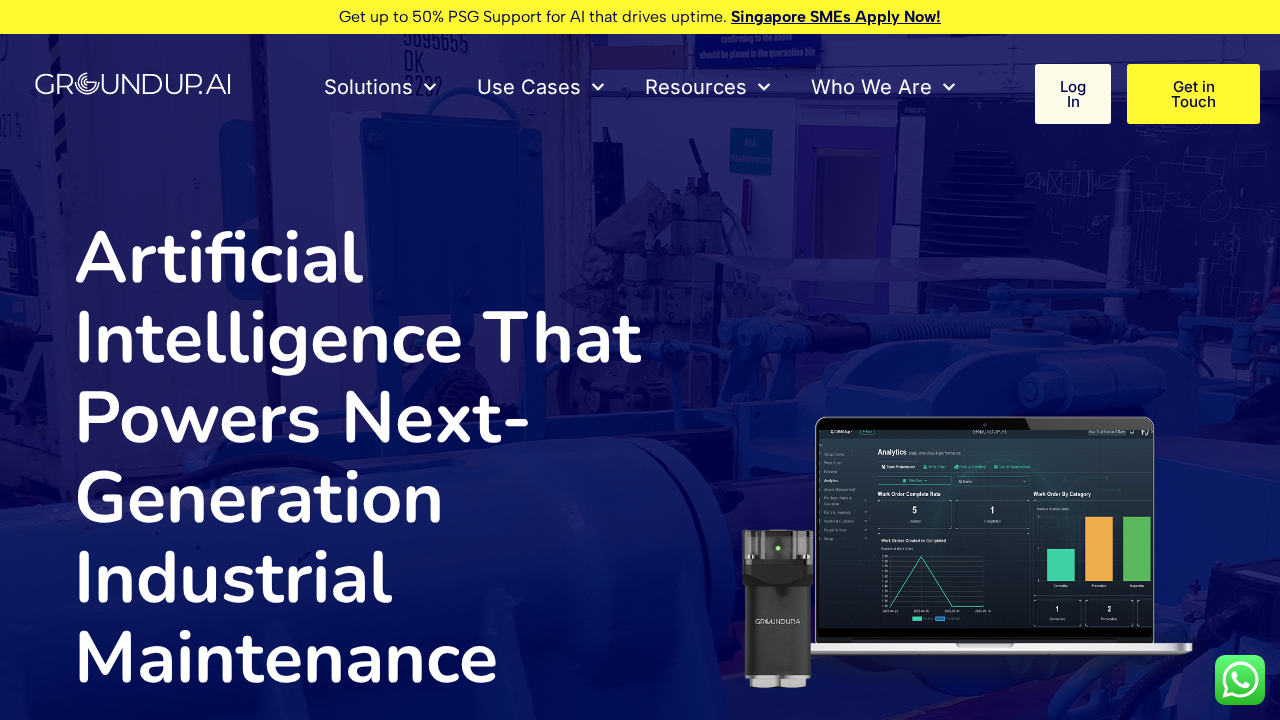 Groundup.ai screenshot