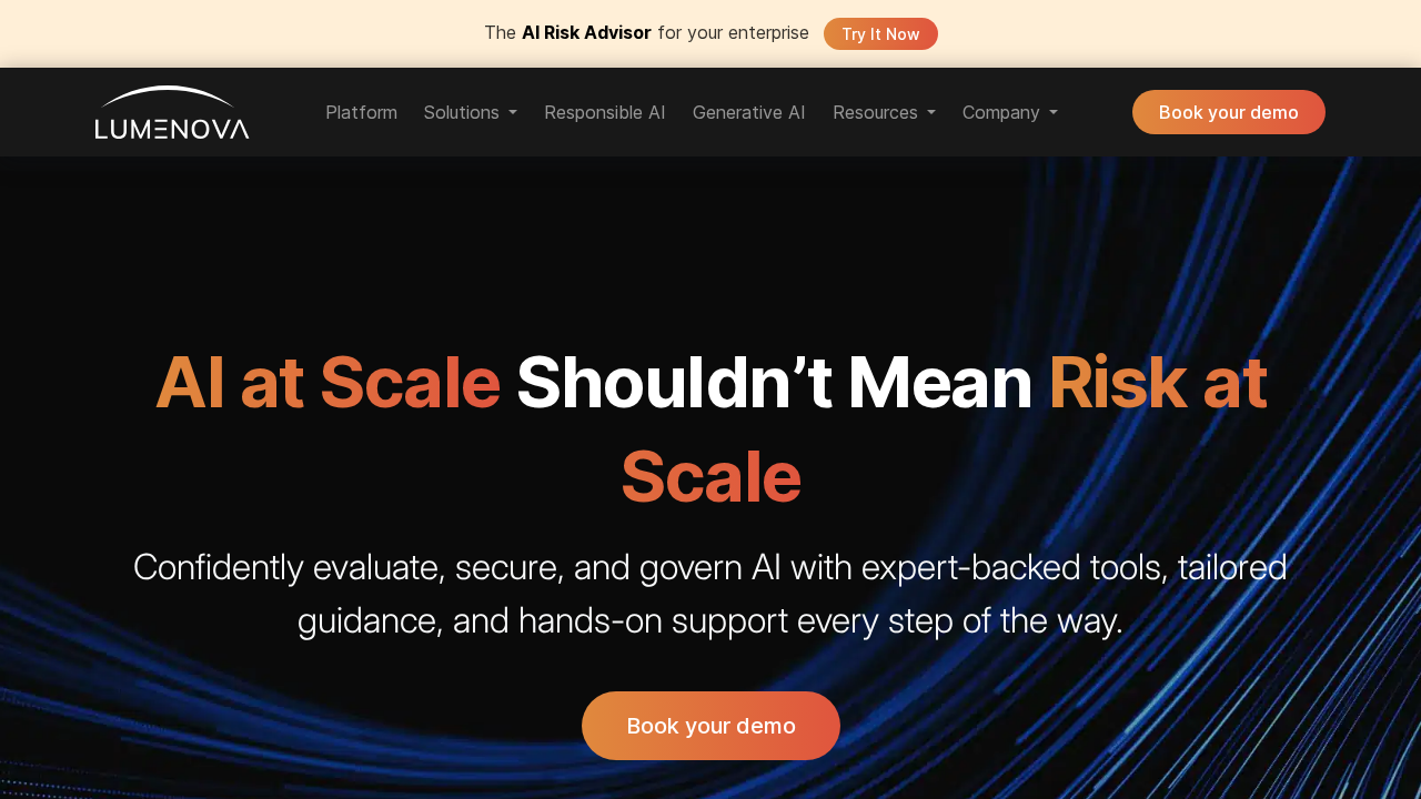 Lumenova AI screenshot