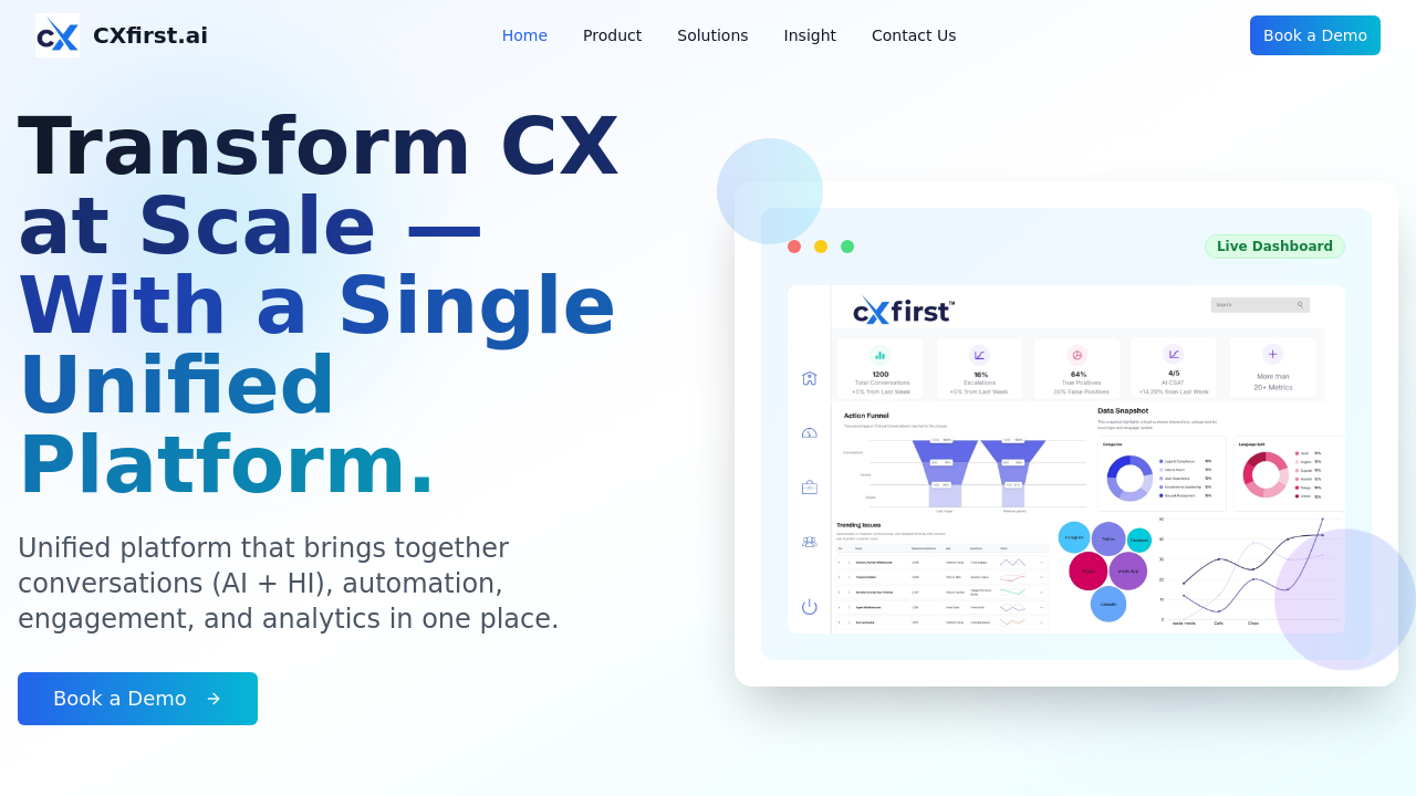 cxfirst.ai screenshot