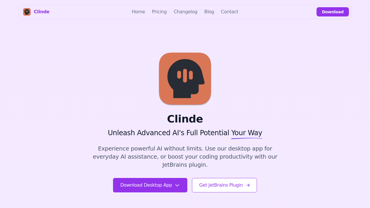 Clinde.ai screenshot