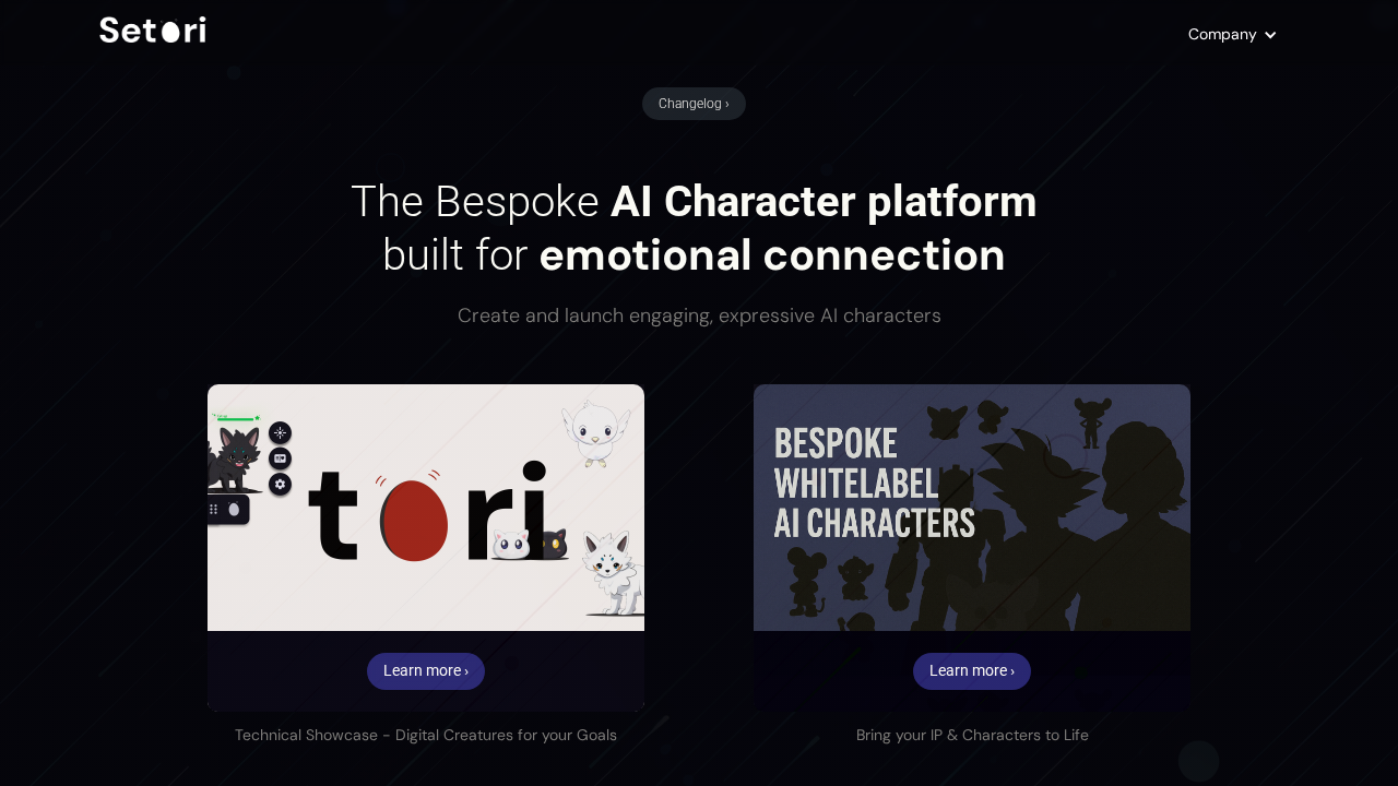 Setori.ai screenshot