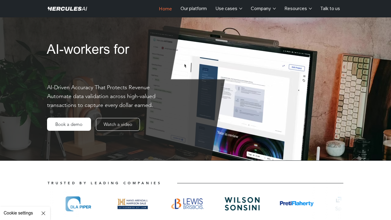 Hercules.ai screenshot