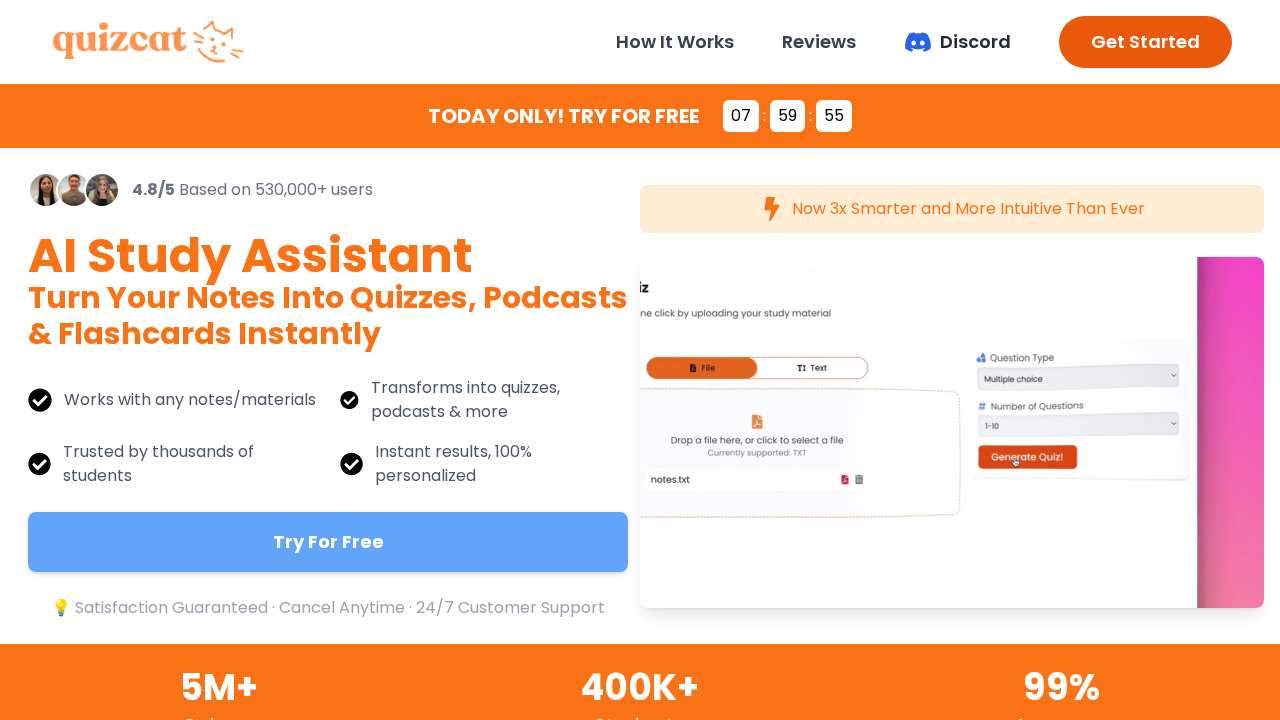 QuizCat.ai screenshot