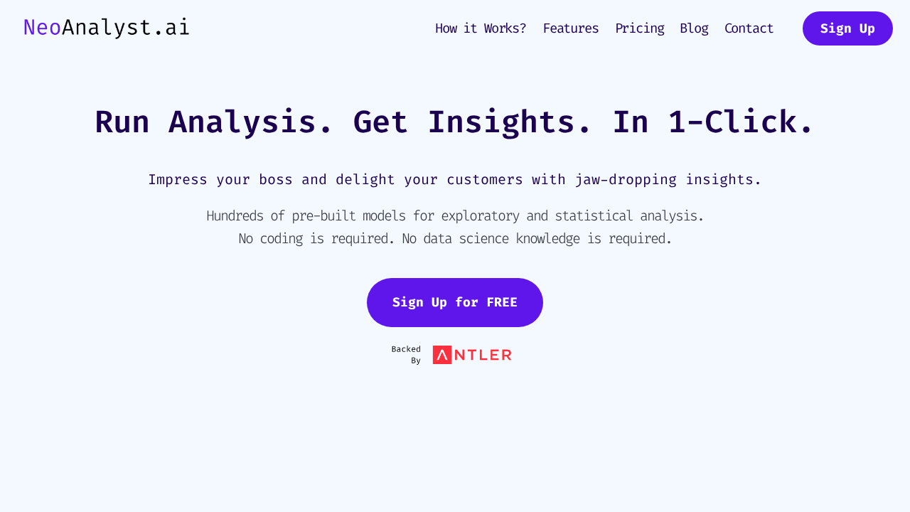 NeoAnalyst.ai screenshot