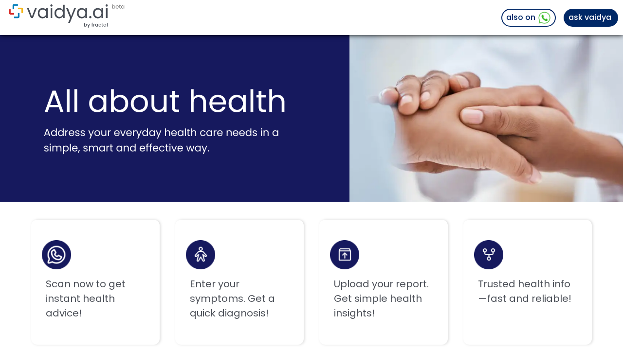 vaidya.ai screenshot