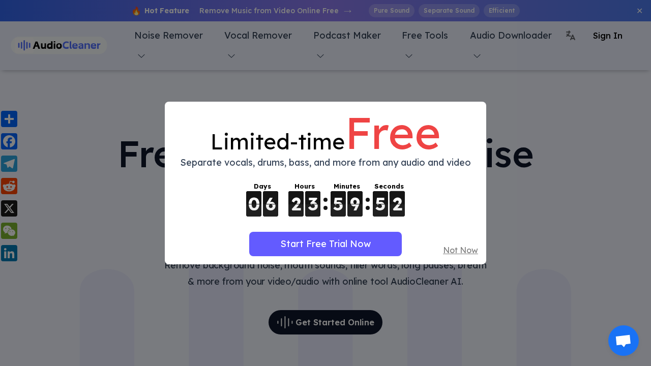 audiocleaner.ai screenshot
