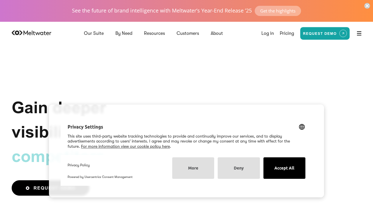 Meltwater AI screenshot