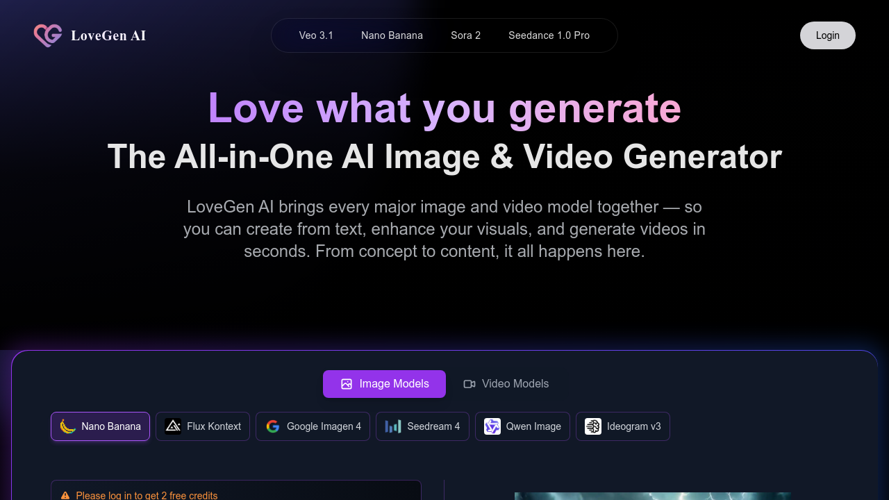 LoveGen.AI screenshot