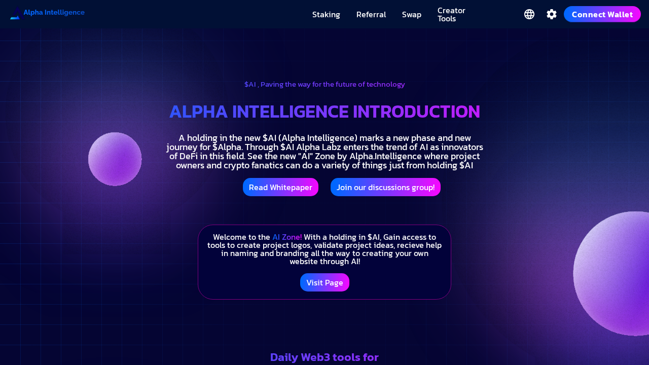 AlphaIntel.ai screenshot