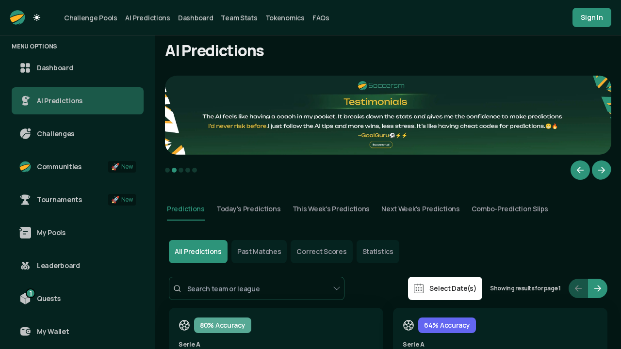 soccersm.ai screenshot