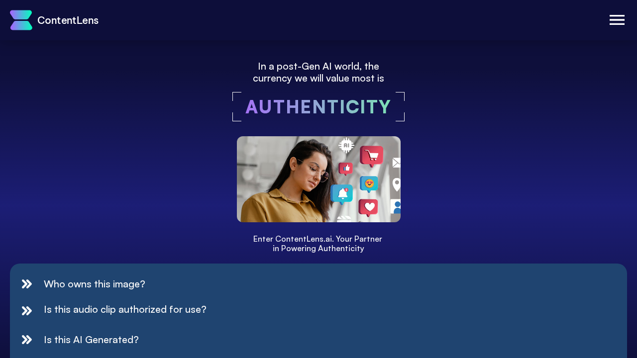 ContentLens.ai screenshot