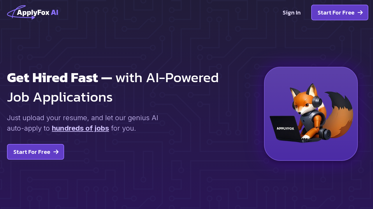 ApplyFox.ai screenshot