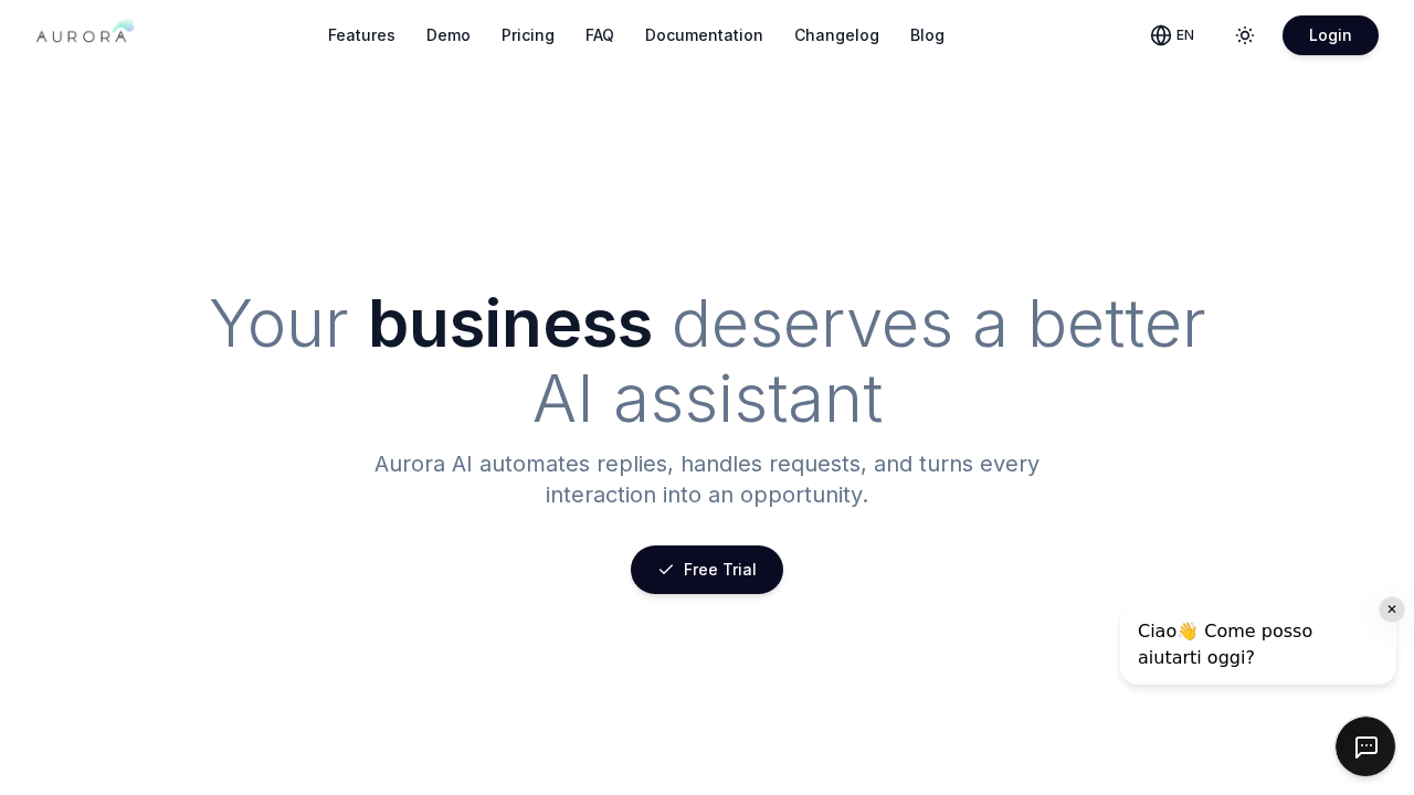 Aurora AI screenshot