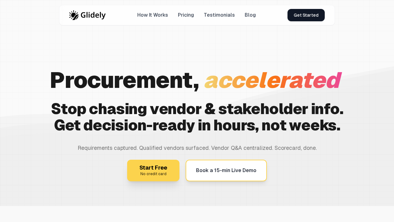 Glidely.ai screenshot