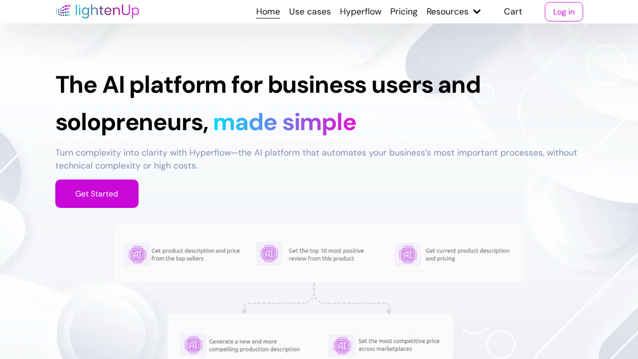 lightenup.ai screenshot
