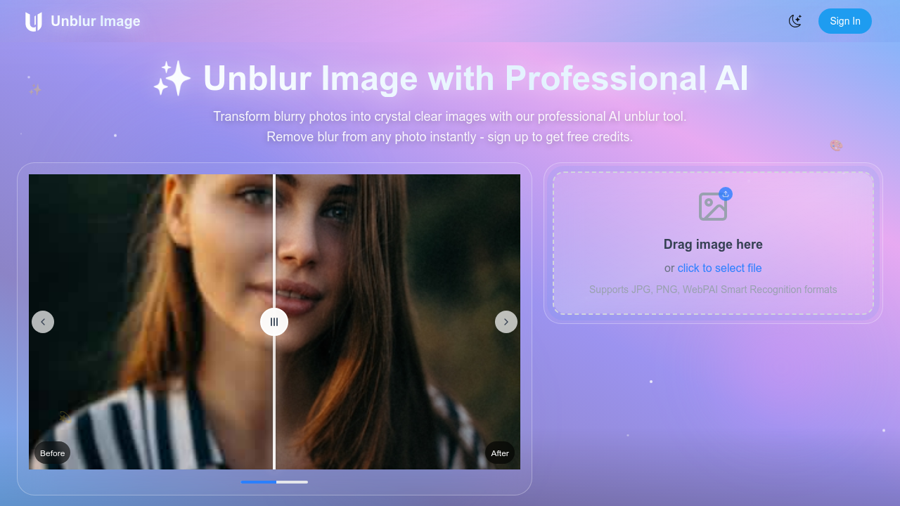 unblur-image.app screenshot