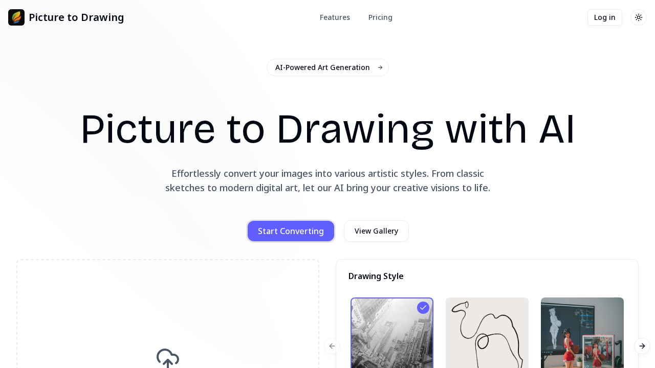 Picture to Drawing screenshot