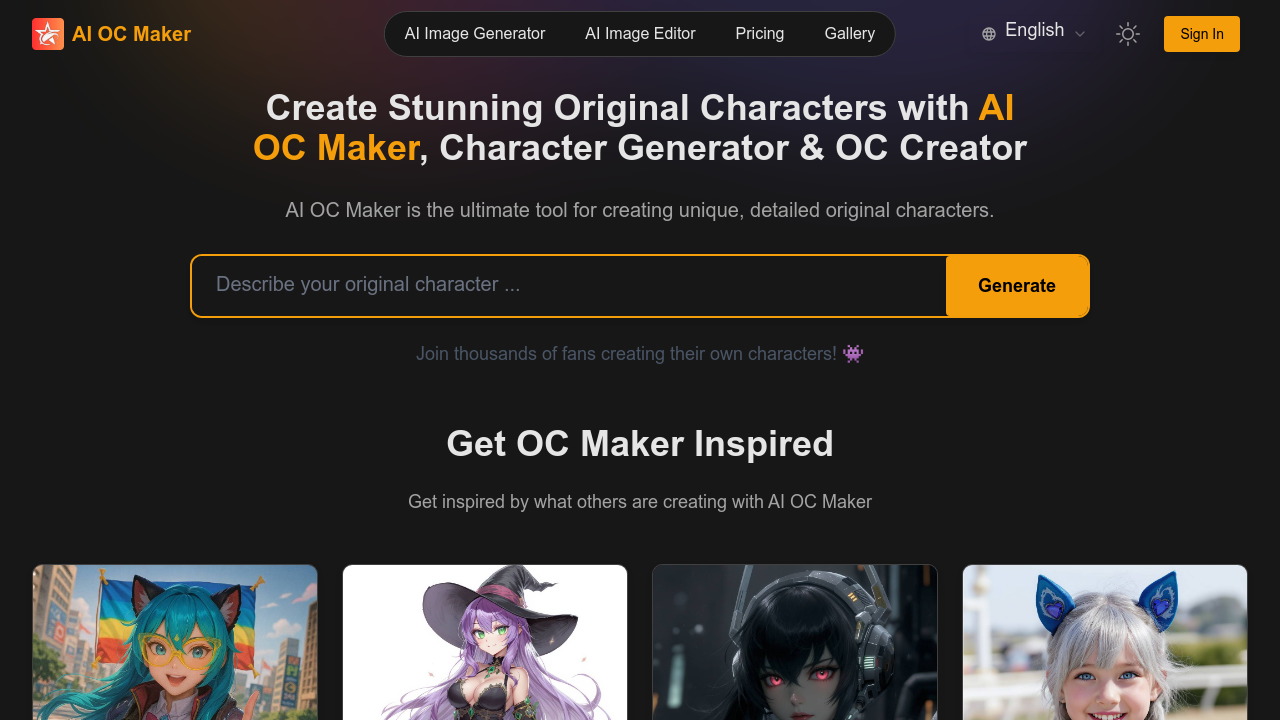 AI OC Maker screenshot