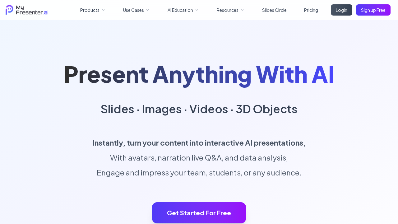 aipresenter.ai screenshot