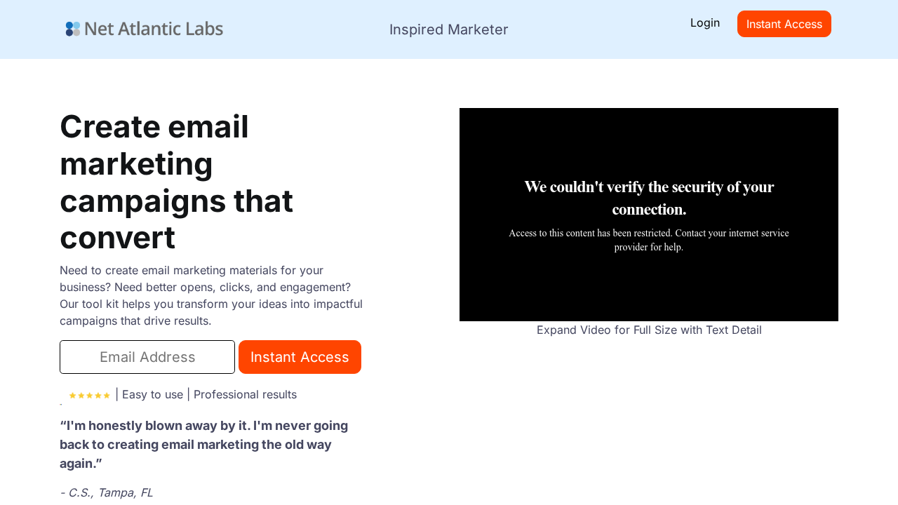 Inspired Marketer screenshot